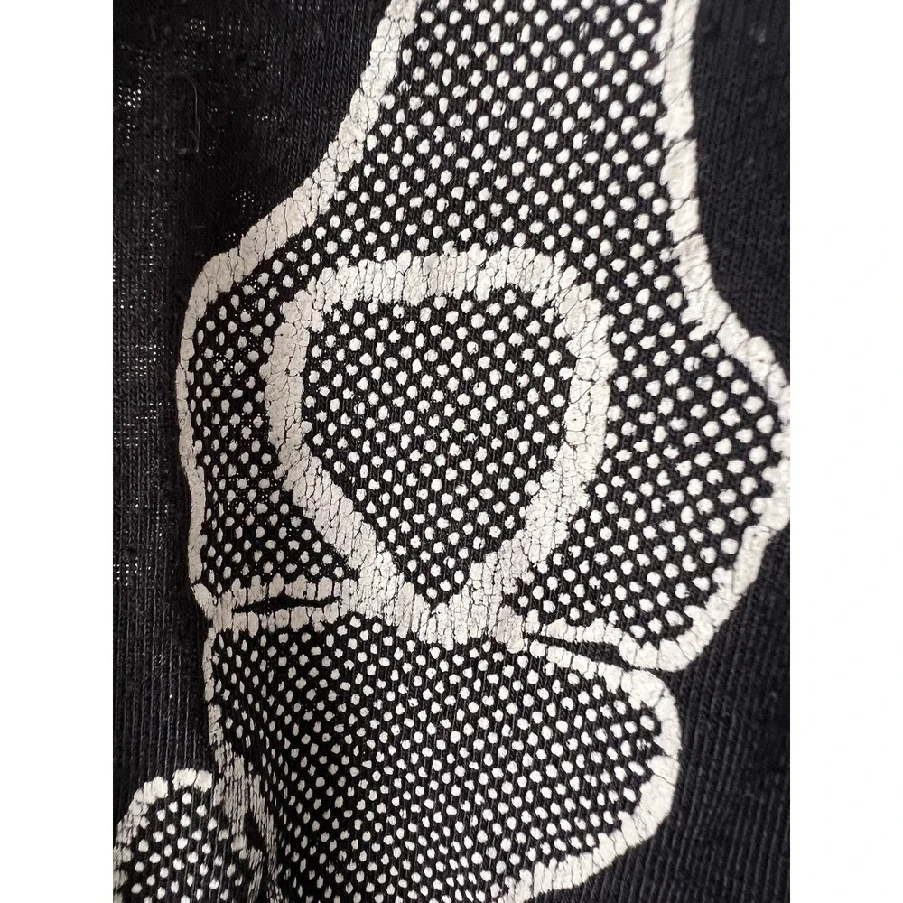 Vintage 1980's Halloween SKELETON PAJAMAS UNISEX PJ'S 6/7 Costume Pj's Karate